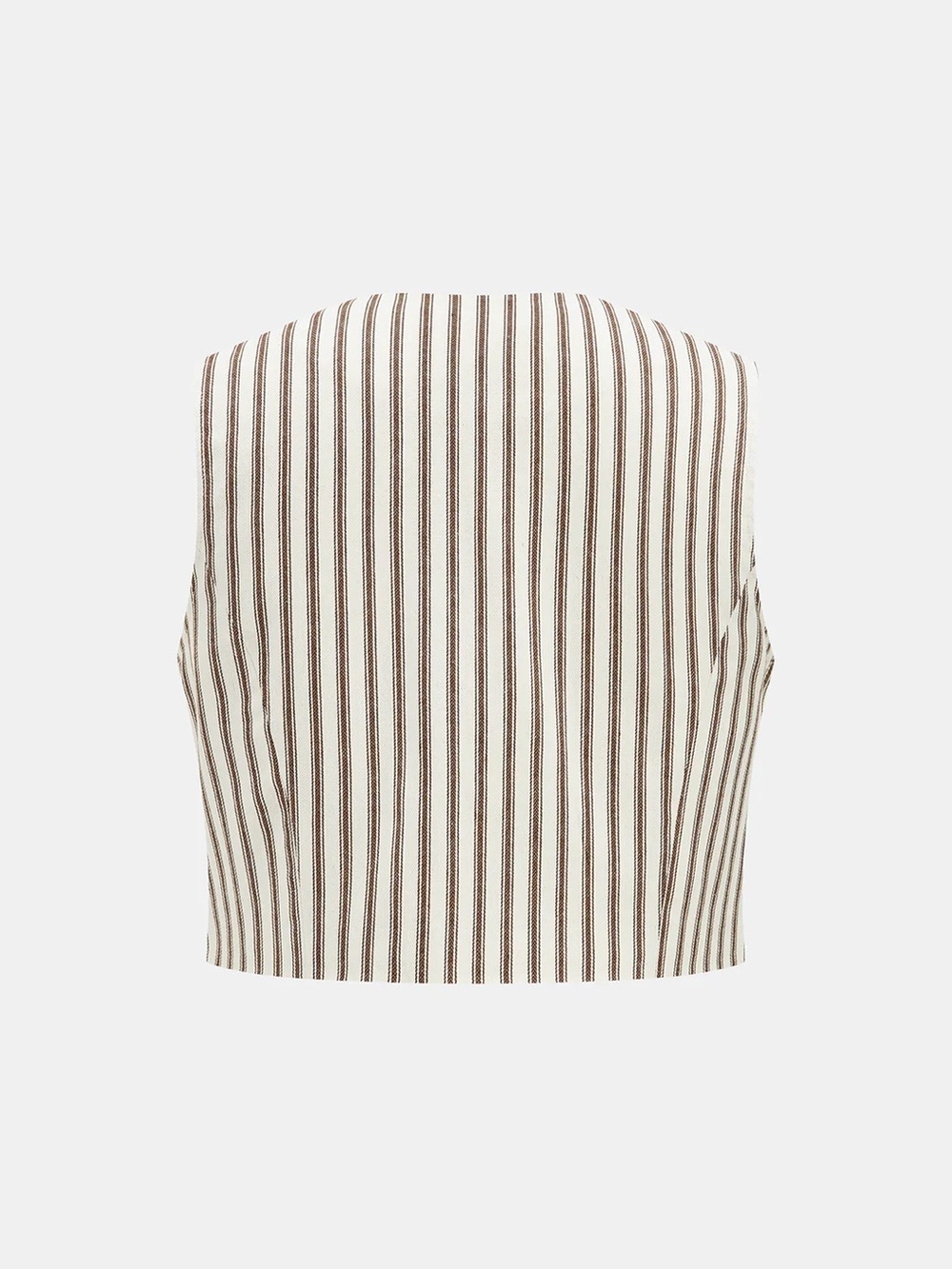 NWT Cotton Striped Sleeveless Top & Midi Skirt Set - Picture 4 of 8